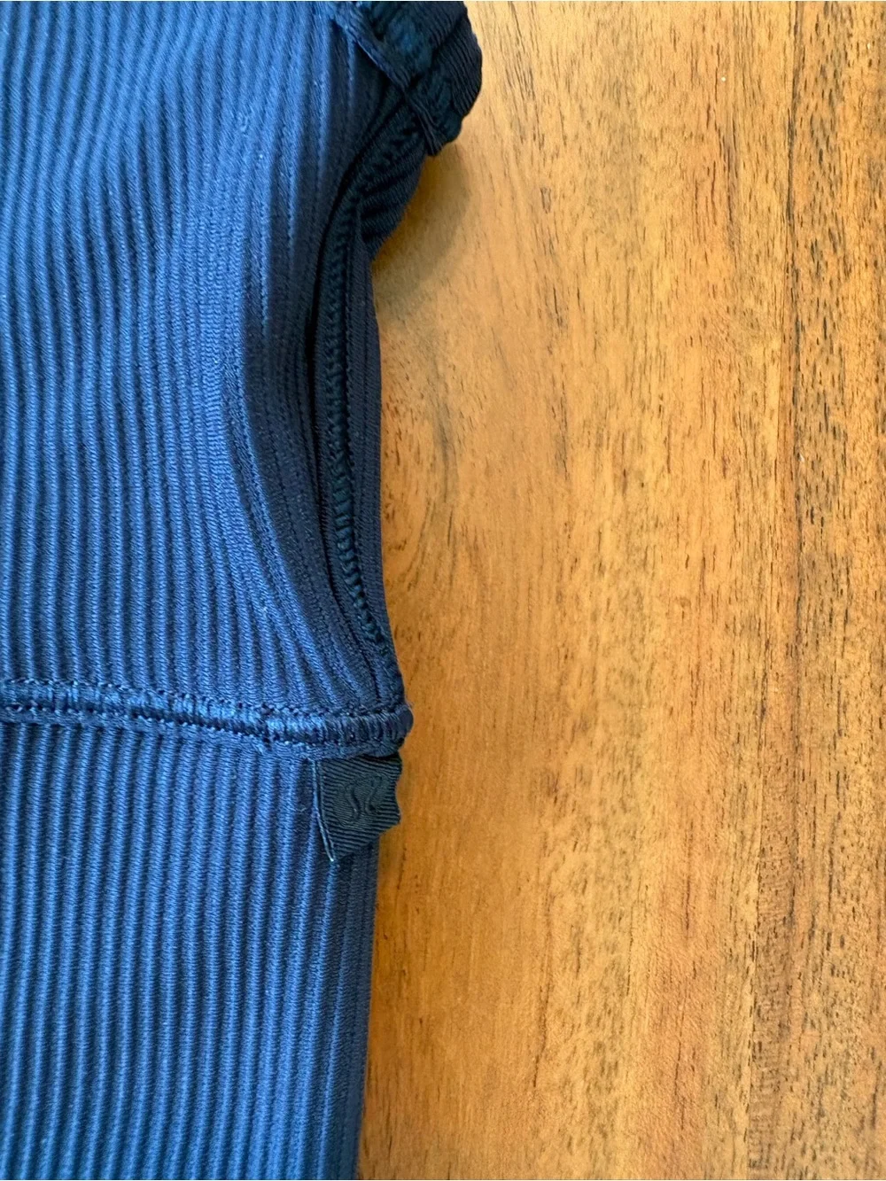 lululemon athletica Ribbed Navy Blue Tank Top